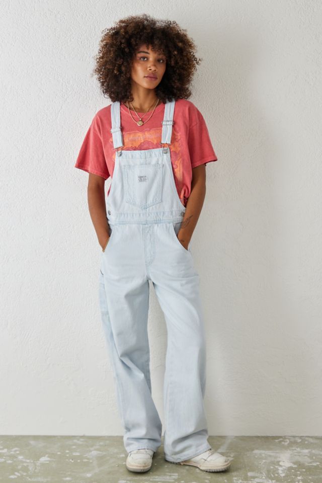 Light wash denim sales dungarees