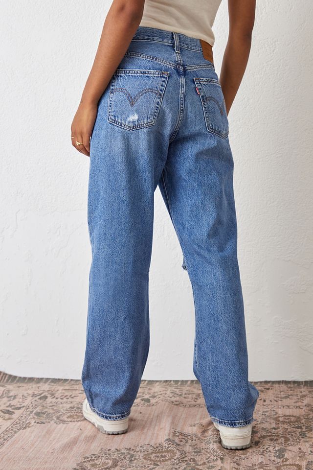 Jeans Levi's Jeans Sdruciti Jeans Levi's Ribcage Dritti Alla