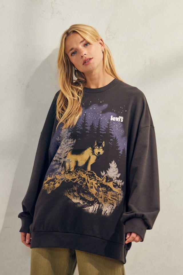 Levi's deals graphic sweatshirt