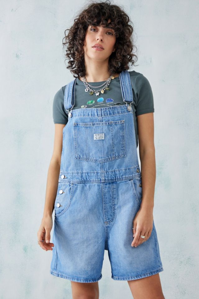 Levi's vintage hot sale short overalls