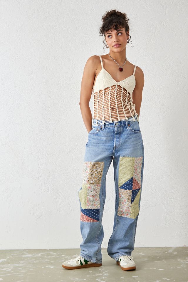 Levi's 501 90s Road Trip Patchwork Jeans #1