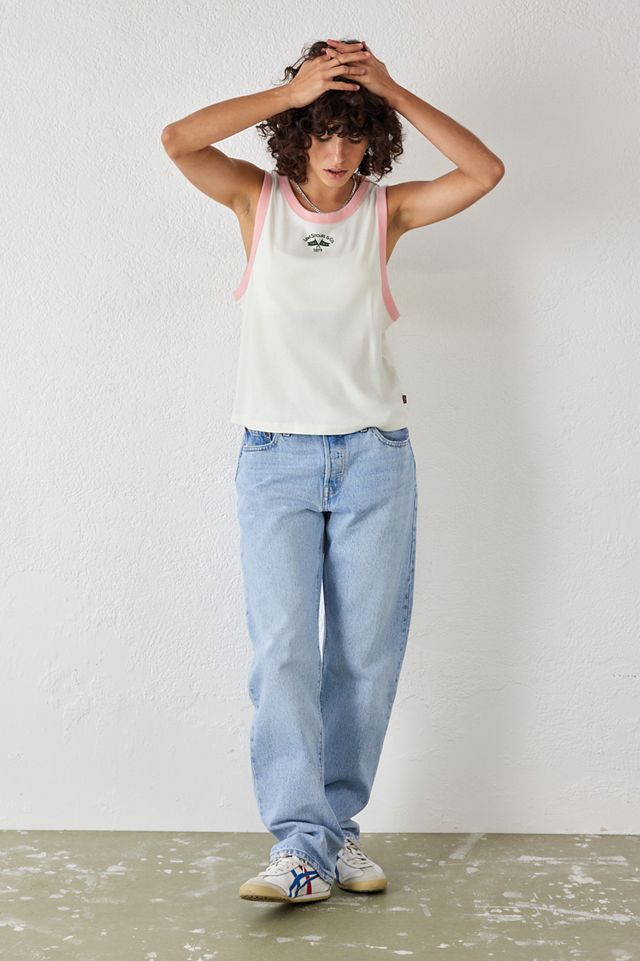 Levi's Canotta Olivia grafica bianca #2
