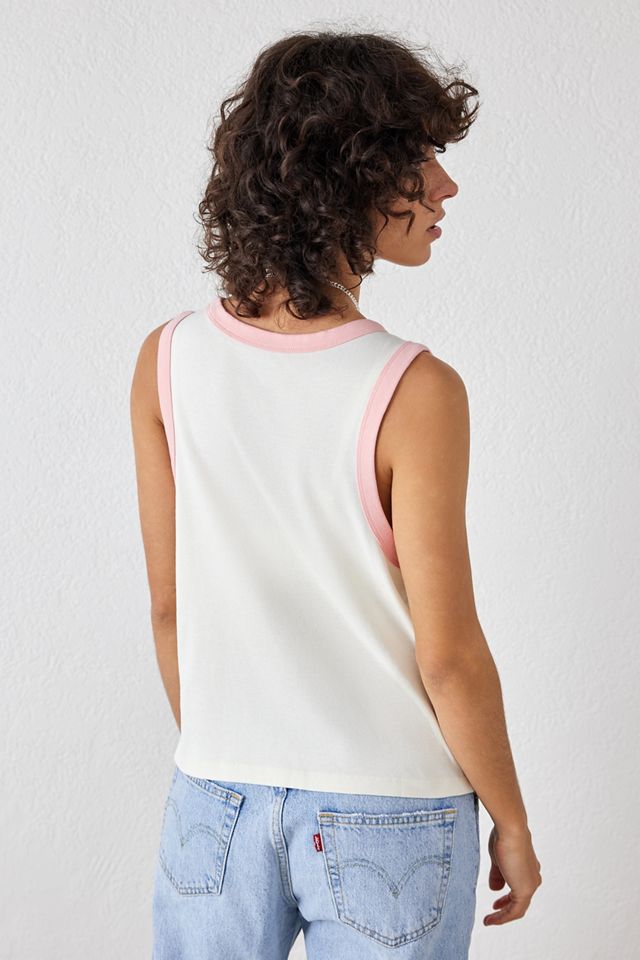Levi's Canotta Olivia grafica bianca #3