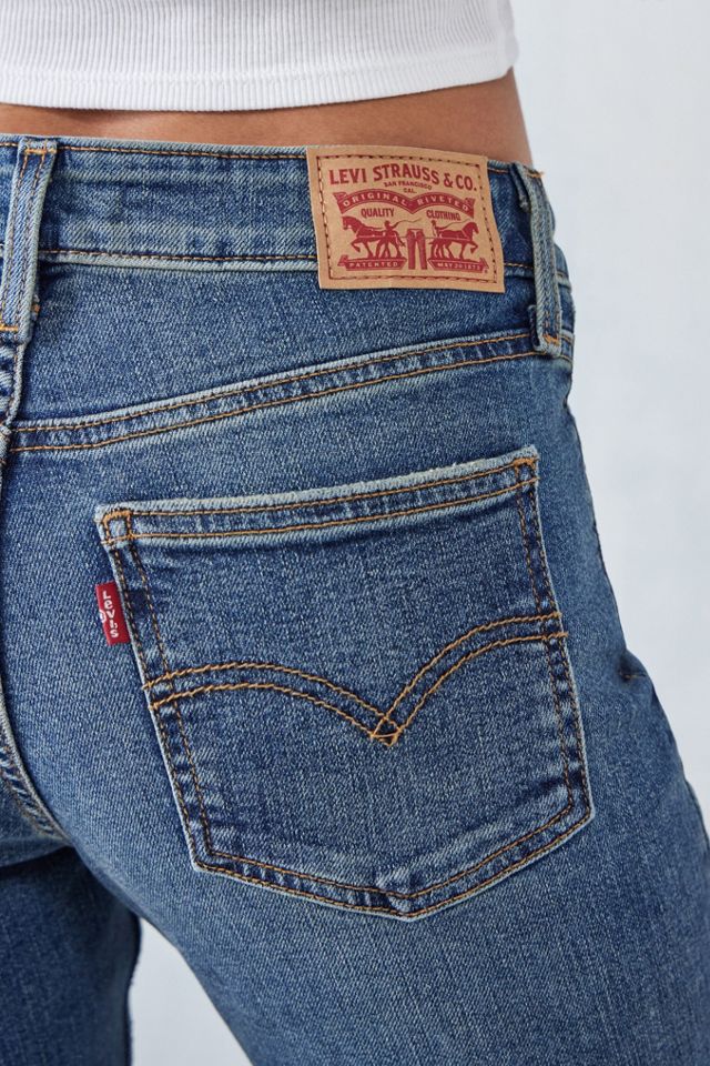 Levi's Blue Denim Super-Low Bootcut Flare Jeans #1