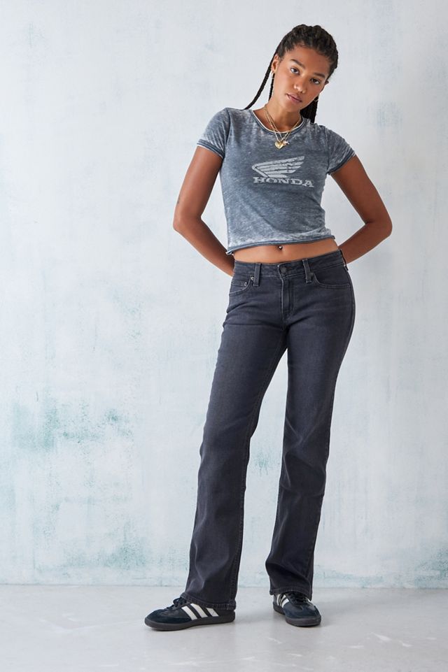 Levi's Black Superflow Bootcut Jeans #1