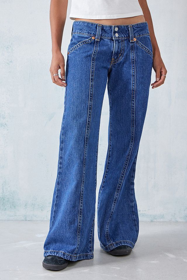 Levi's Blue Denim Noughties Big Bell Flare Jeans