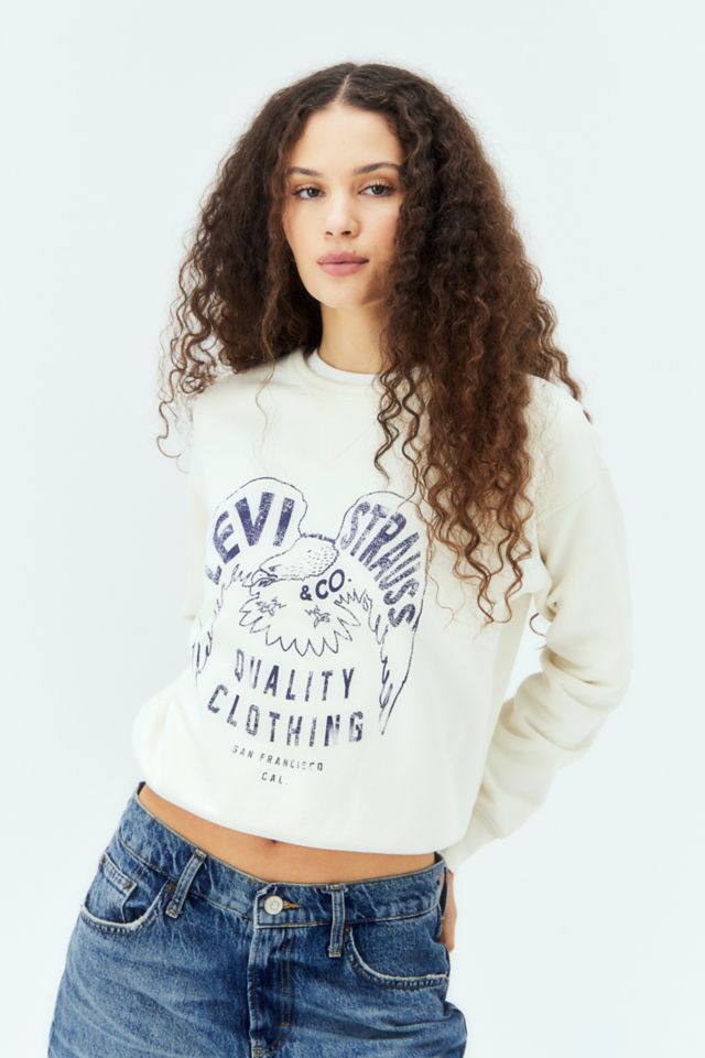 Signature crew shop neck sweatshirt