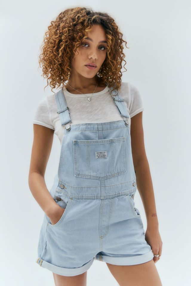 Vintage store dungaree shorts