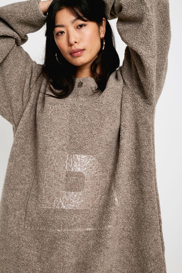 MM6 - Sweatshirt à col ras du cou et pelucheux délavé #1