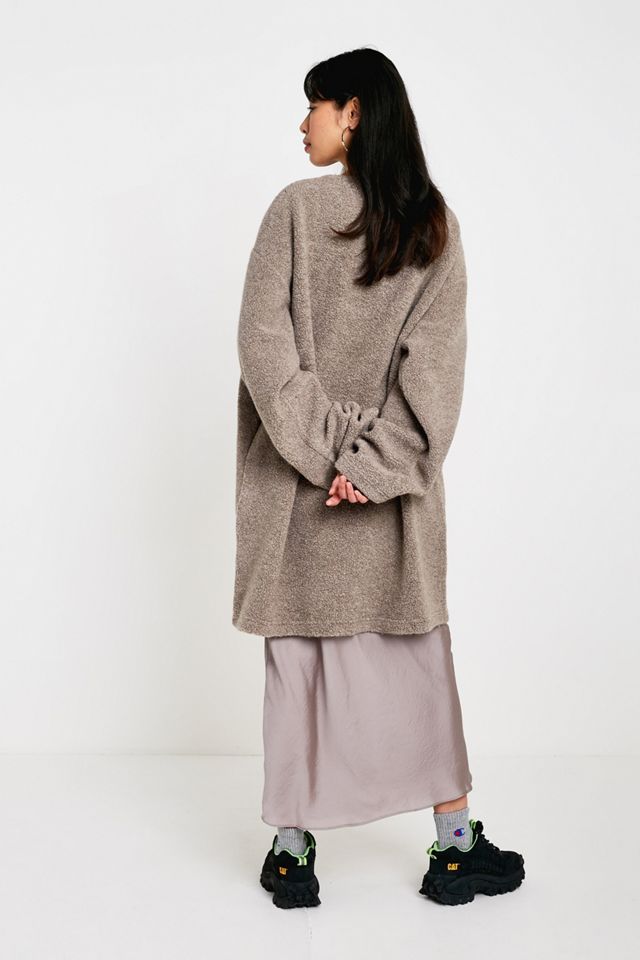 MM6 - Sweatshirt à col ras du cou et pelucheux délavé #3