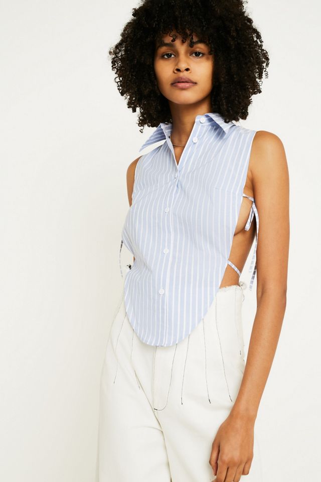 MM6 Double Layer Poplin Tunic Shirt #1