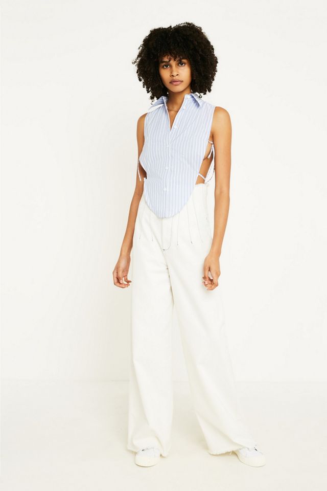 MM6 Double Layer Poplin Tunic Shirt #2