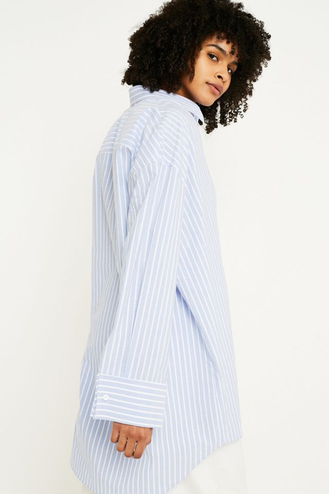 MM6 Double Layer Poplin Tunic Shirt #4