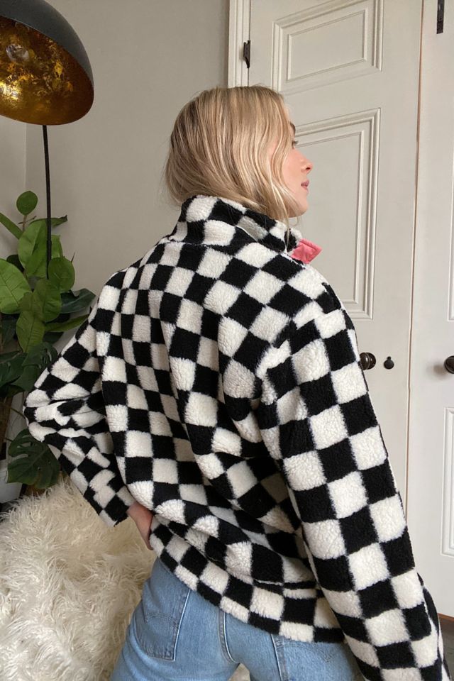 Vans hot sale jacket checkered