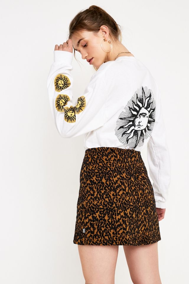 Vans Dusk Leopard Print Mini Skirt #1