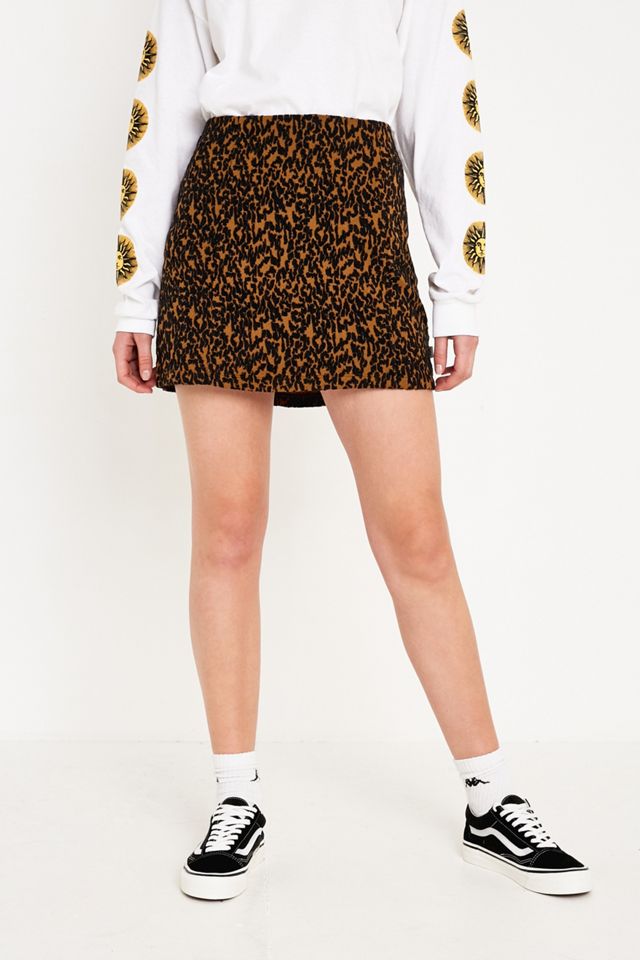 Vans Dusk Leopard Print Mini Skirt #2