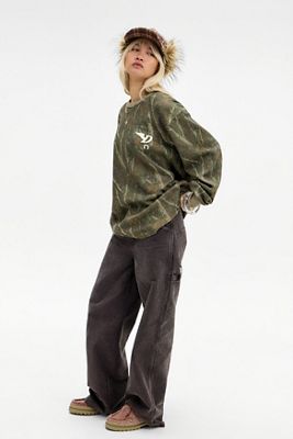 Dickies Camo Brandenton Waffle Long Sleeve Tee