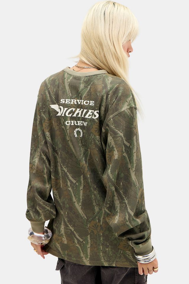 Dickies Camo Brandenton Waffel-Langarm-T-Shirt #3