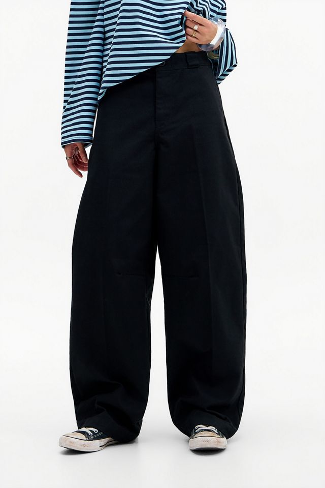 Dickies Schwarze Gerade Hose mit Niedrigem Bund #1