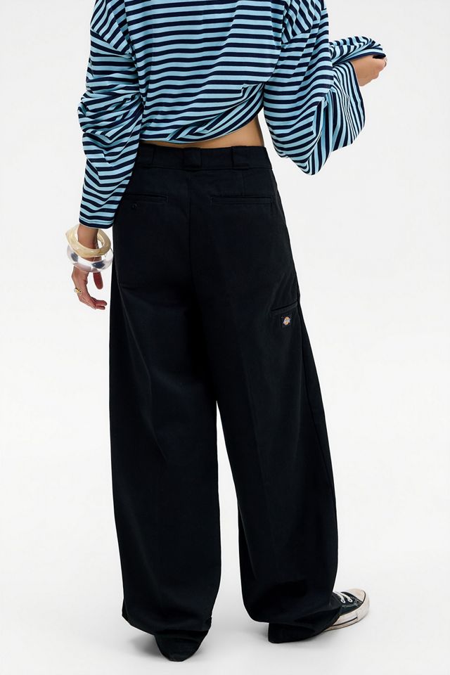 Dickies Schwarze Gerade Hose mit Niedrigem Bund #2