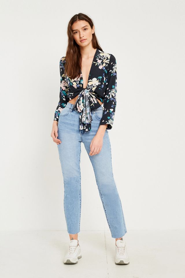 Rolla’s Delilah Floral Tie-Front Blouse #4