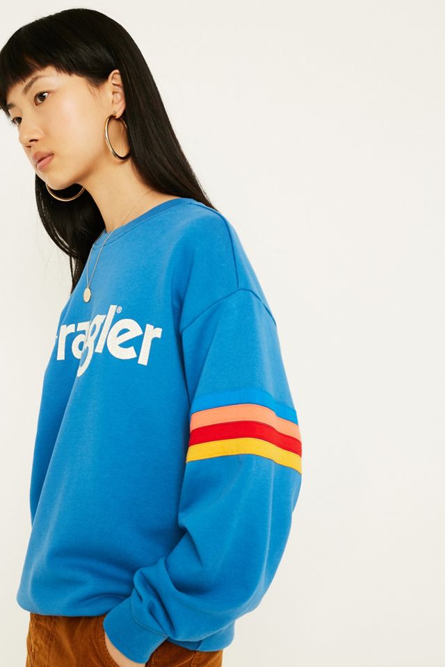Wrangler - Sweatshirt à logo bleu #3