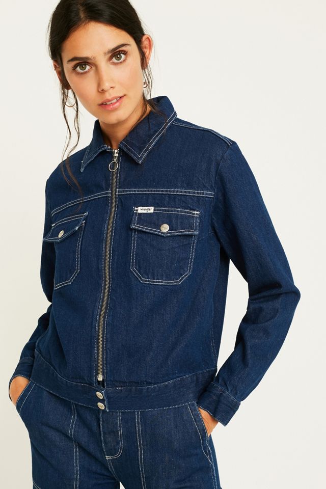Wrangler - Veste en jean style charpentier #1