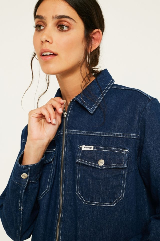 Wrangler - Veste en jean style charpentier #4