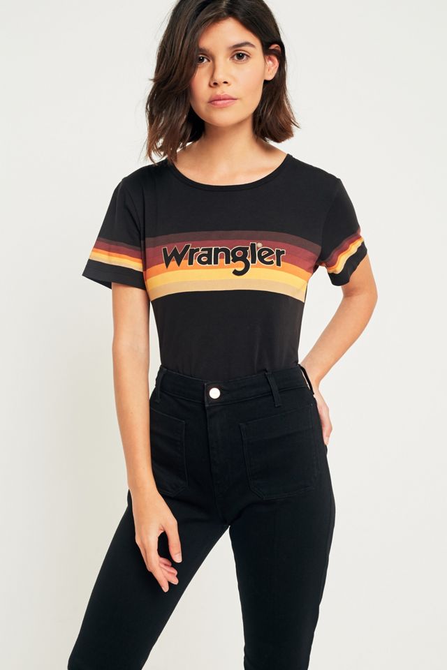Wrangler Retro Black Flare Jeans #3
