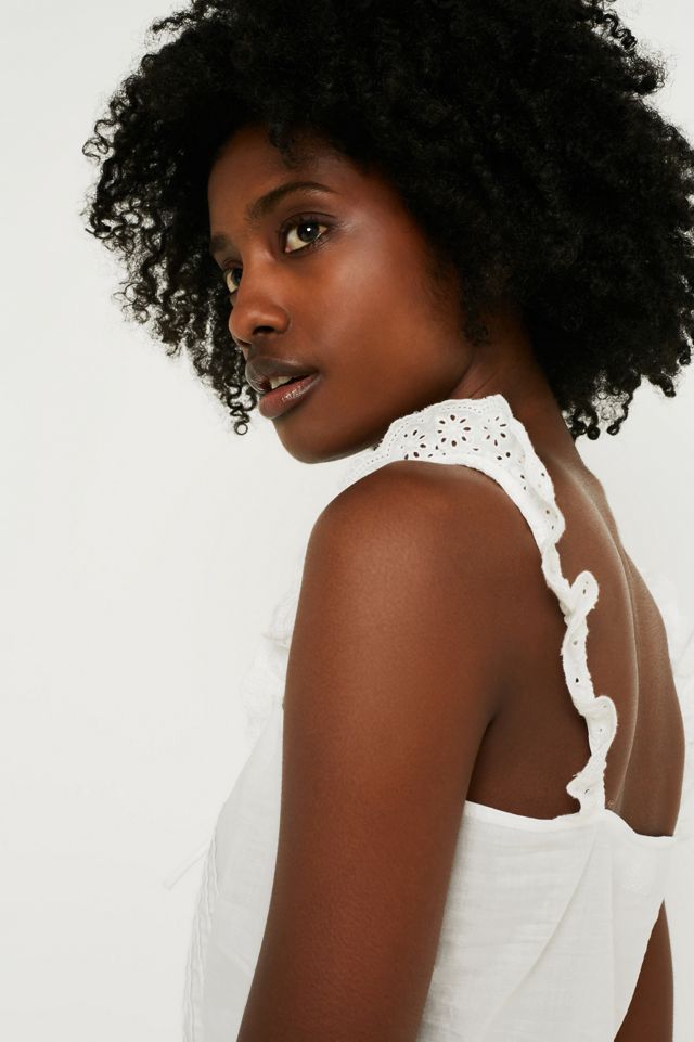 Wrangler + UO Sweet Jane Eyelet Frill Cami #2