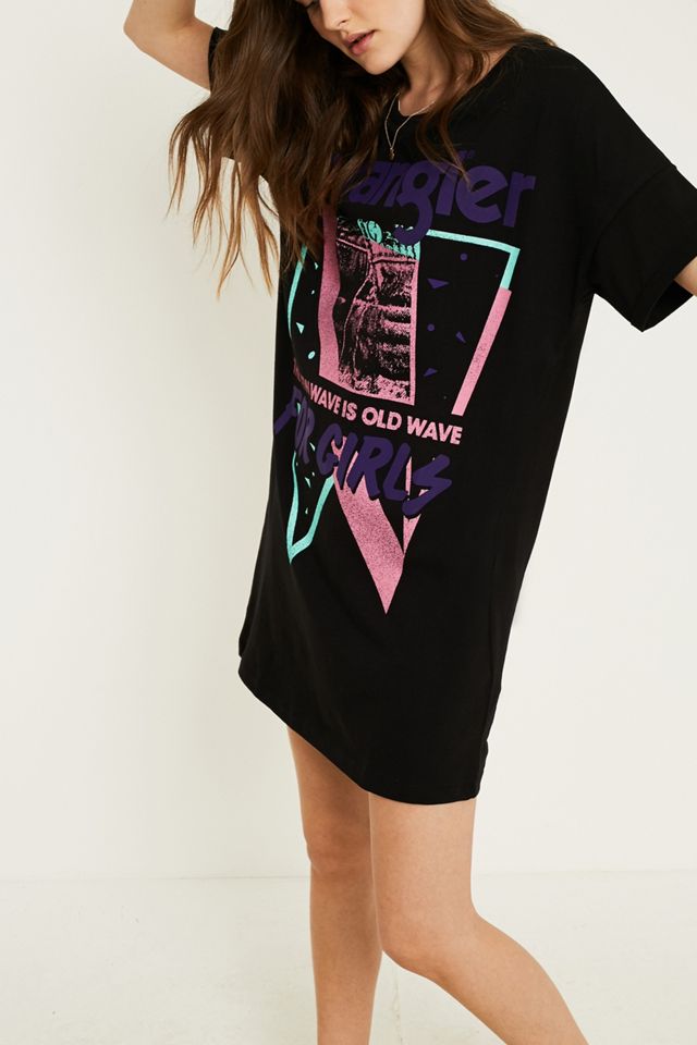 Wrangler - Robe t-shirt noir #2
