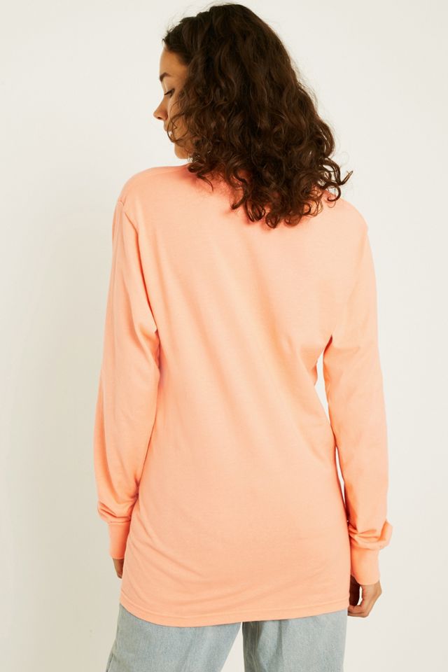 Stussy - T-shirt manches longues Stock logo rose #2