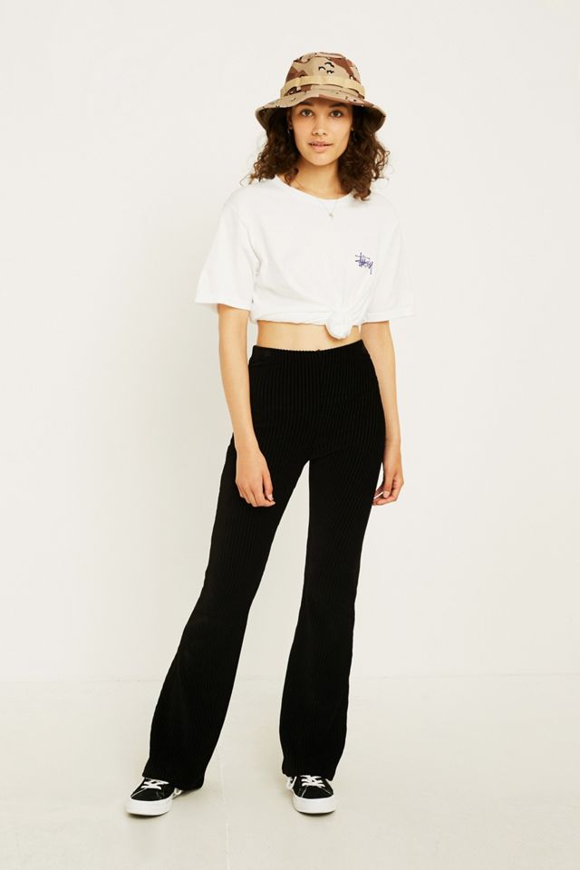 Stussy – Logo-T-Shirt im Basic-Style in Off White #3