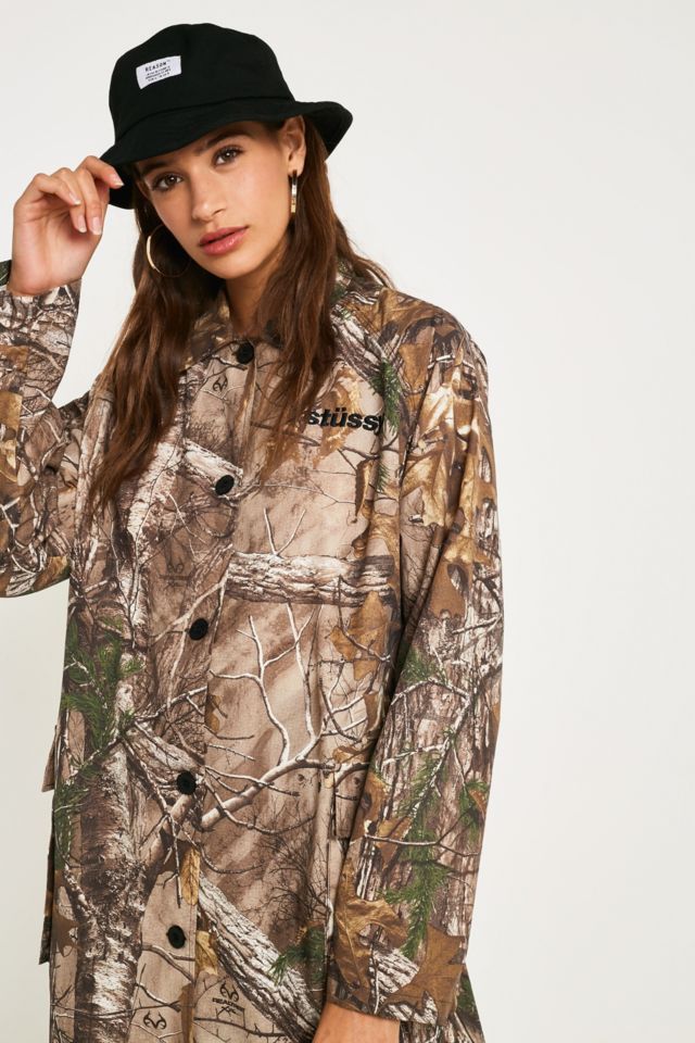 スプリングコート Stussy-Elsa Women's Long Coat,Realtree