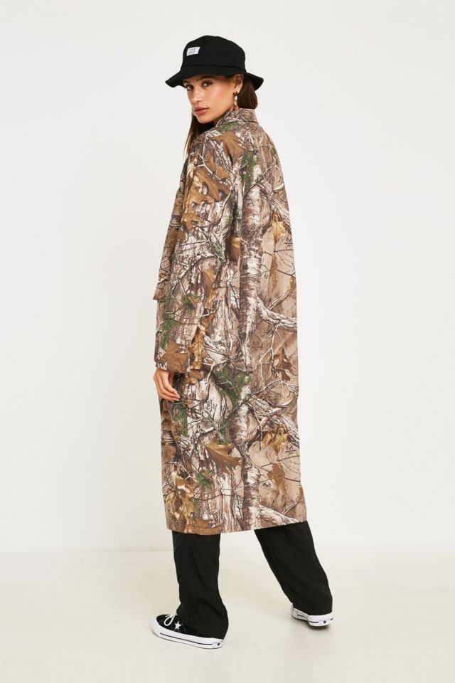 Stussy Elsa Tree Camo Long Coat