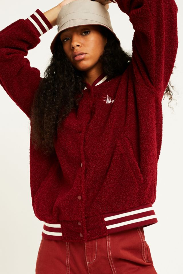 Stussy sales varsity jacket