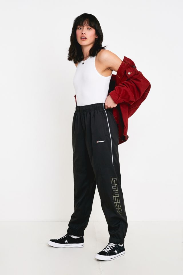 Stussy black cheap track pants