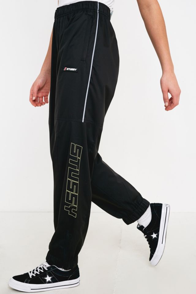 Stussy black cheap track pants