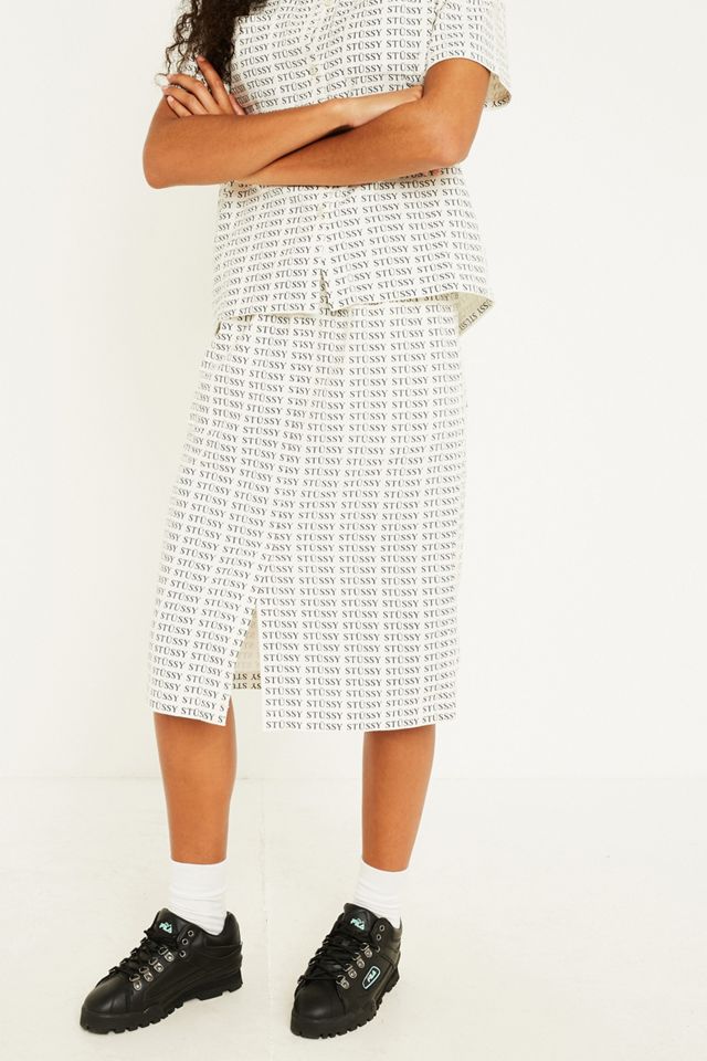 Stussy Eva Falda Midi Estampada corduroy #2