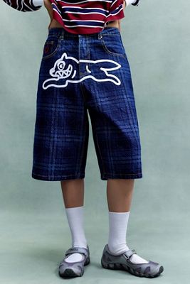 ICECREAM Karierte Running Dog Jorts