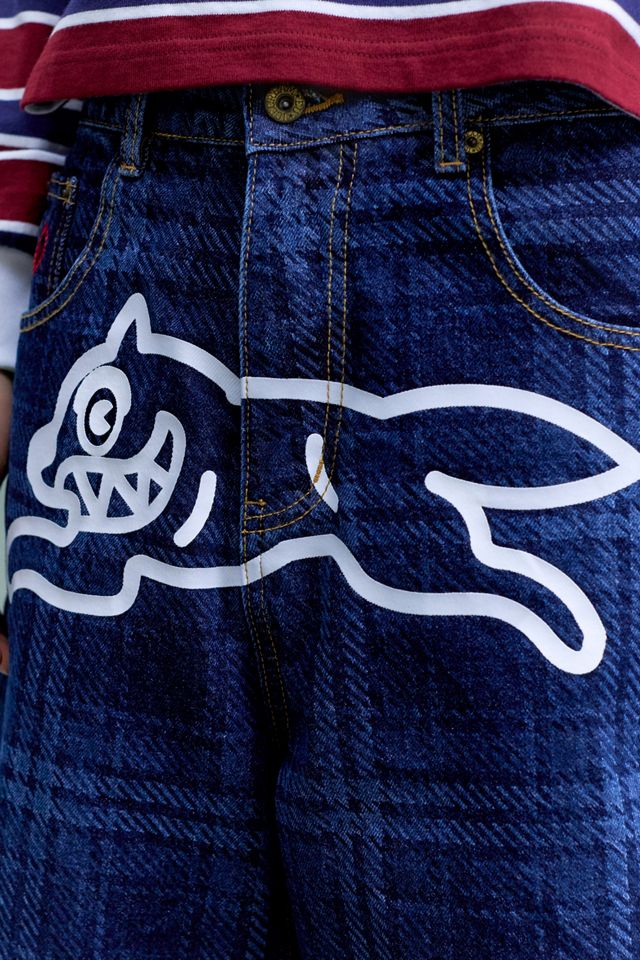 Short en jean à carreaux Running Dog ICECREAM #3
