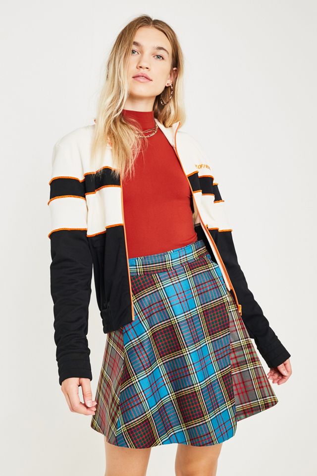 House Of Holland Tartan Plaid Mini Skirt #3