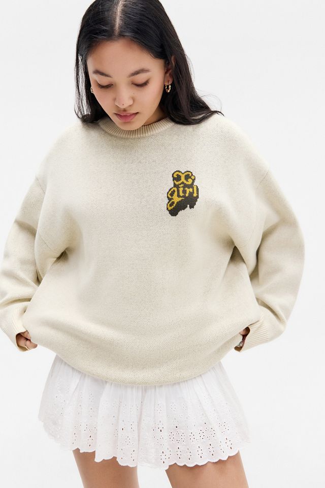 X-girl Pop Logo Jacquard Jumper #1