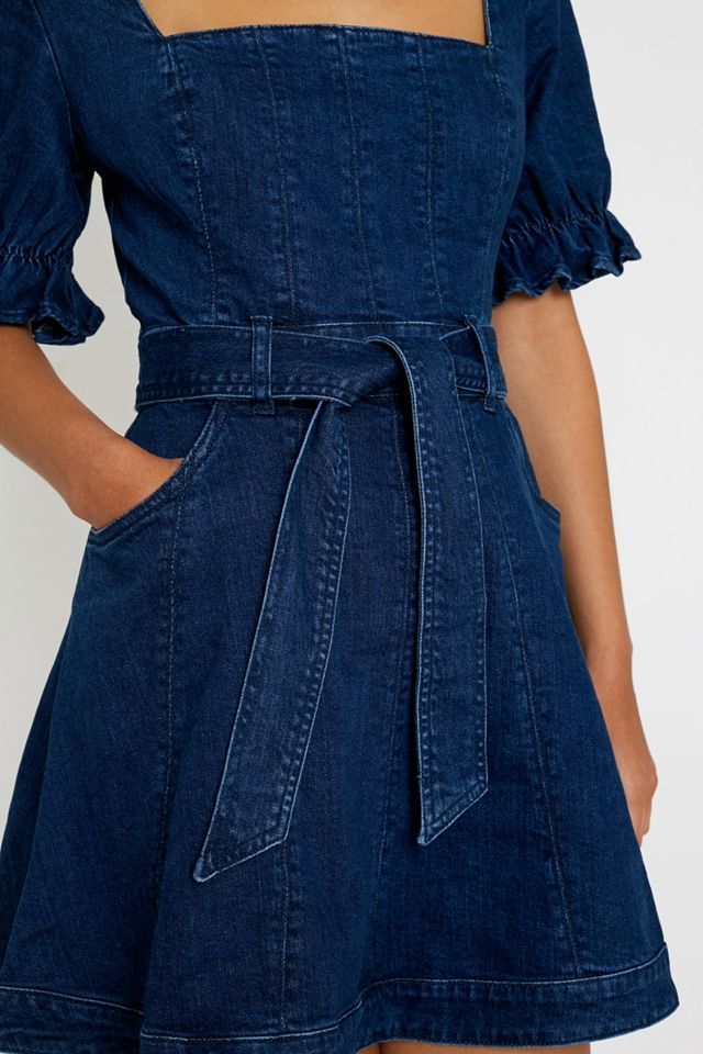 white christmas dresses Steve Madden Julieta Denim Midi Dress Forever Blue / 4 main image 1