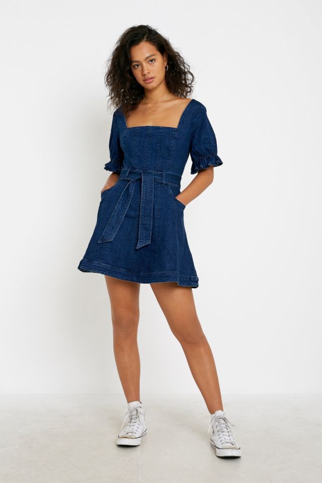 Finder Keepers Miami Denim Mini Dress