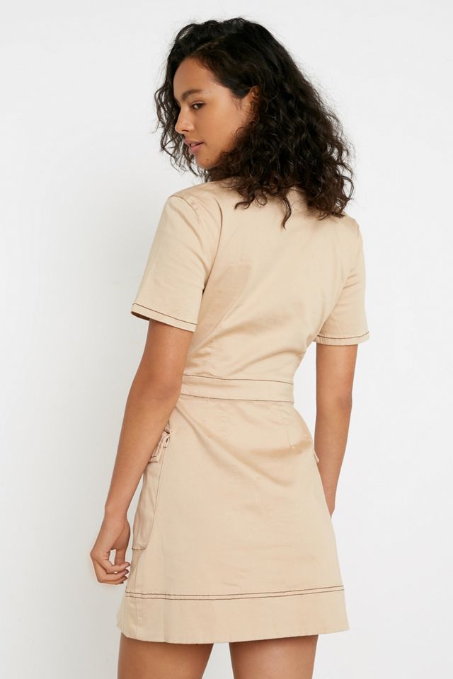 jeofina mini dress Yennifer Shirred Mini Dress Blue | White | Blue | White | Womens