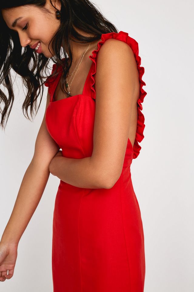 knee length dresses for ladies Rent Finders Keepers Calypso Midi Dress