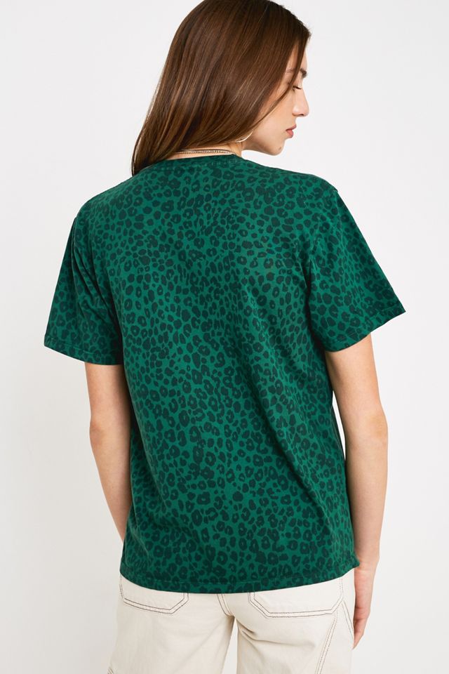 OBEY Justice By The People Camiseta con estampado de leopardo #2