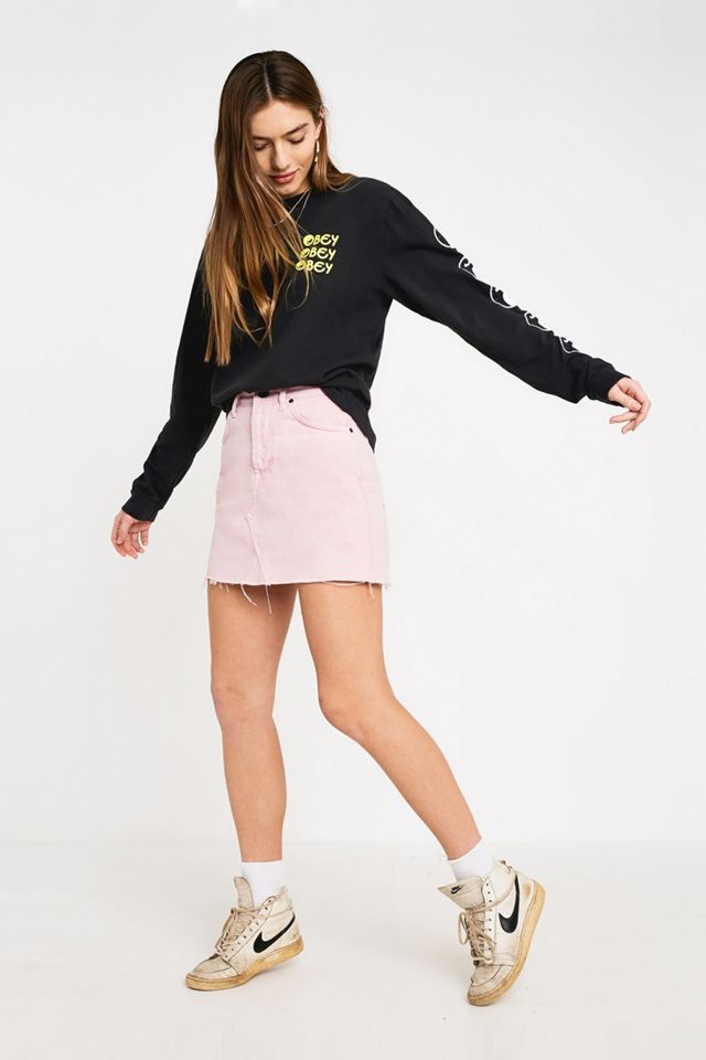 OBEY Squilibrio T-Shirt Nera Manica Lunga #3