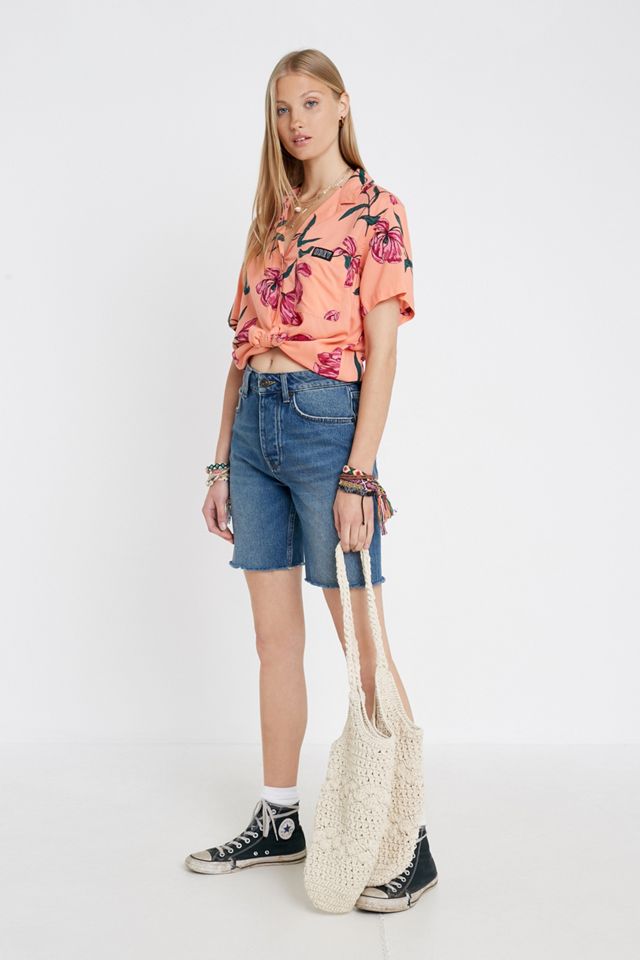 OBEY Sunset Floral Button-Through Shirt #2